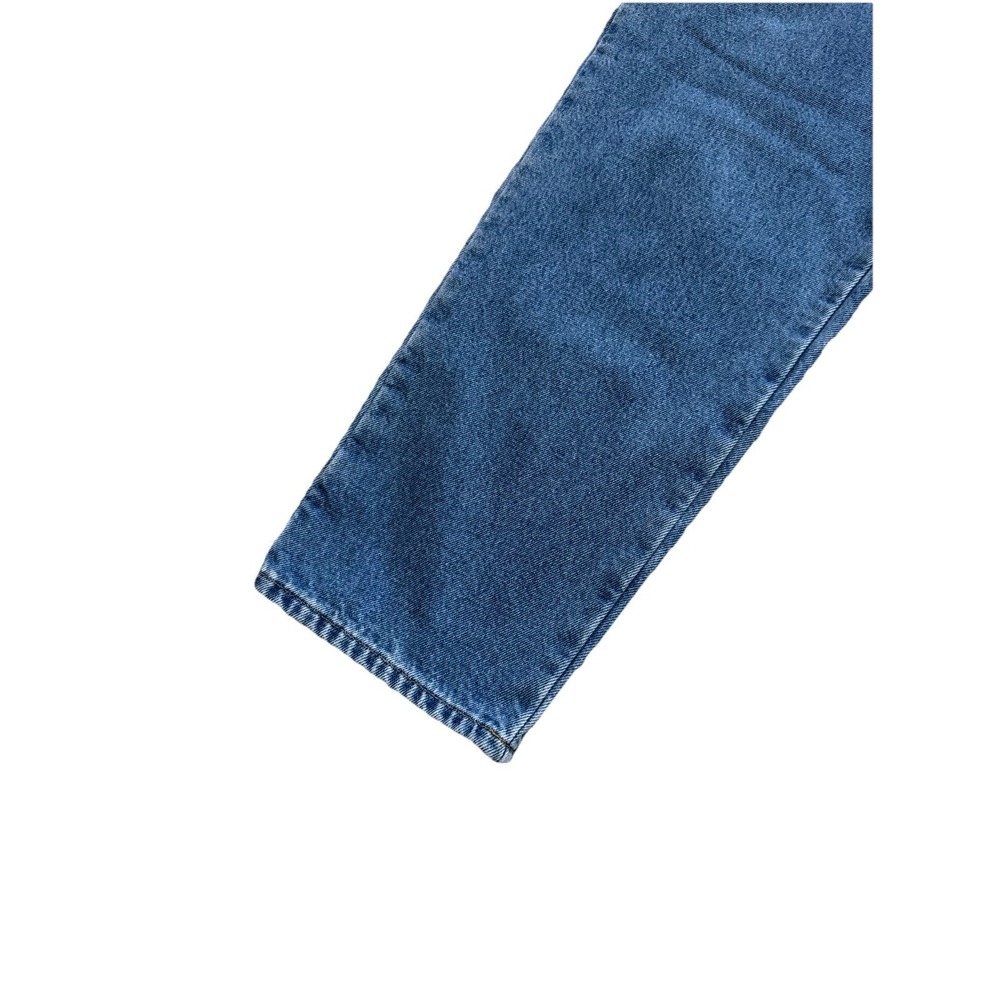 LL Bean Plaid Flannel Lined Jeans Womens 14 P Regular Original Relaxed Fit‎ - Picture 6 of 7